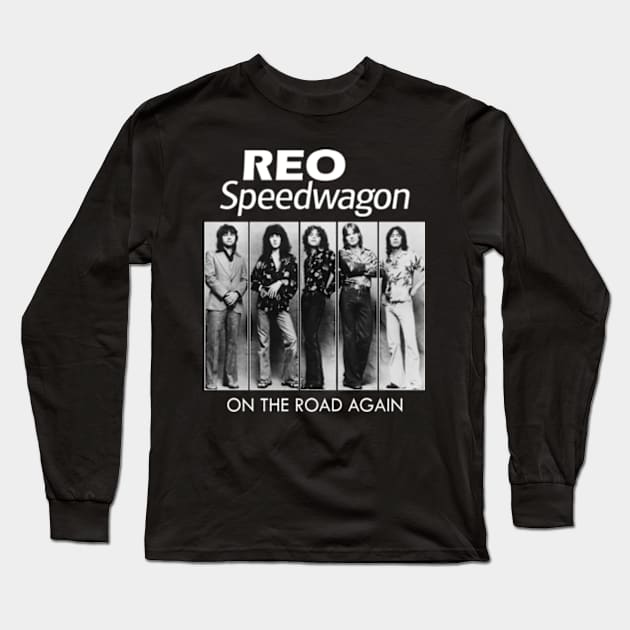 REO SPEEDWAGON BAND Long Sleeve T-Shirt by Kurasaki